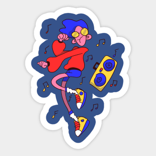 Boogie-man Sticker